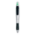 2 w 1 długopis i zakreślacz zielony IT3364-09  thumbnail