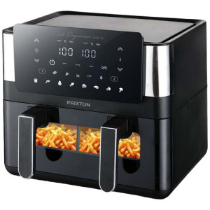 Prixton Cook Organics podwójna frytkownica beztłuszczowa o pojemności 8 l
