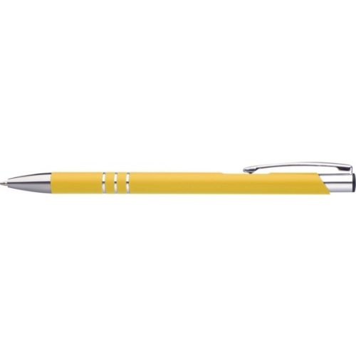 Długopis metalowy soft touch NEW JERSEY żółty 055508 (3)