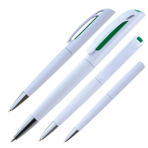 Długopis plastikowy JUSTANY zielony 091909 (1)