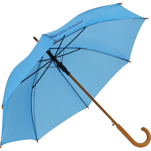 Parasol automatyczny drewniany Ø105 cm NANCY Jasnoniebieski 513124 