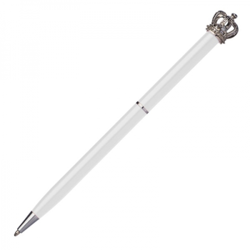 Długopis metalowy KINGS PARK biały 048806 (4)