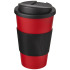 Americano® 350 ml tumbler with grip & spill-proof lid Czerwony 21069616  thumbnail