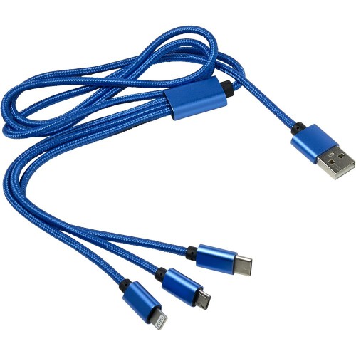 Kabel do ładowania niebieski V0323-11 