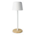 Lampa stołowa Solis z regulacją jasności i podstawą z bambusa Biały LT93353-N0001  thumbnail