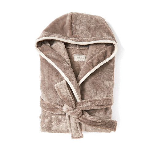 Szlafrok VINGA Louis RPET S/M Szary VG100-16 