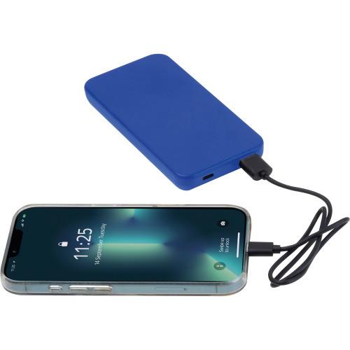 Power bank z ABS z recyklingu 10000 mAh PRESTON Niebieski 3549404 (9)