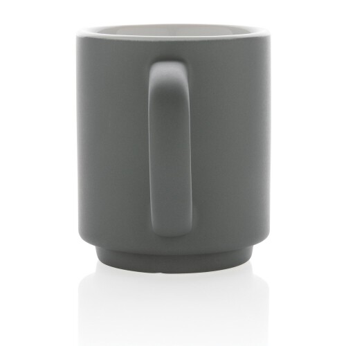 Kubek ceramiczny 180 ml grey P434.072 (2)