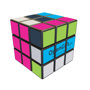 Kostka Rubika 3x3 wielokolorowy