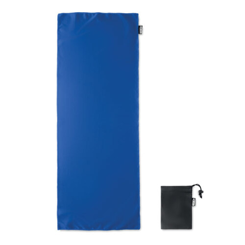 Ręcznik z etui, RPET niebieski MO9918-37 (2)