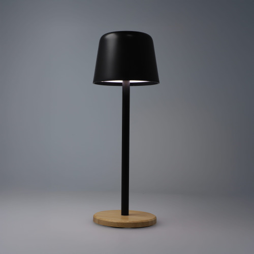 Lampa stołowa Solis z regulacją jasności i podstawą z bambusa Czarny LT93353-N0002 (5)