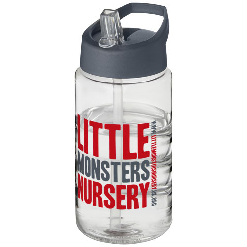 Bidon H2O Bop o pojemności 500 ml z wieczkiem z dzióbkiem Przezroczysty 21088316 (1)