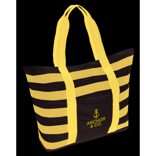 Torba plażowa w paski Granatowy MO8709-04 (4)