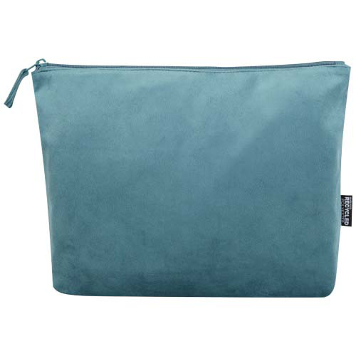 Swift zestaw aksamitnych kosmetyczek z recyklingu z certyfikatem GRS Deep Sea Green 12076964 (2)