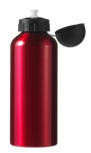 Bidon, butelka sportowa 650 ml czerwony