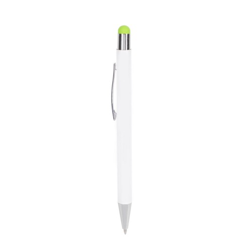Długopis, touch pen jasnozielony V1931-10 (1)