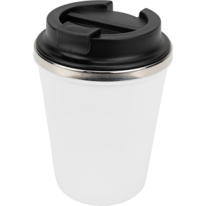 Kubek termiczny 350 ml z powłoką z recyklingu METODY Biały