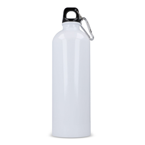 Jednościenna butelka R-SS z karabińczykiem 750ml Biały LT98739-N0001 (5)