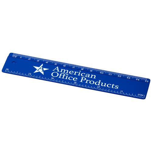 Linijka Renzo o długości 15 cm wykonana z tworzywa sztucznego Niebieski 21053602 (1)