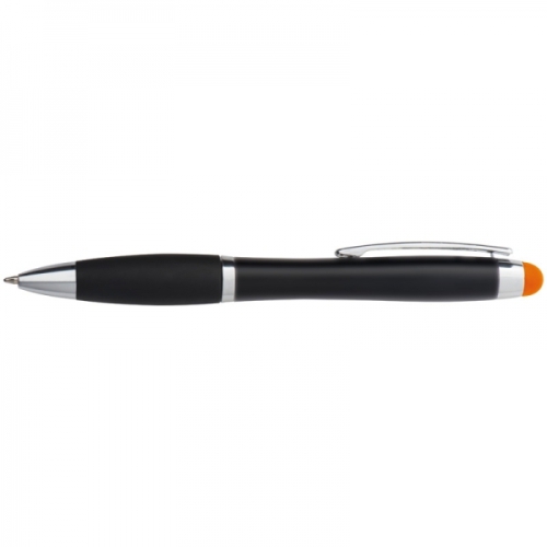 Długopis metalowy touch pen lighting logo LA NUCIA pomarańczowy 054010 (2)