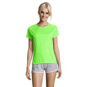 SPORTY Damski T-Shirt 140g Neon Green