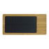 Powerbank bambusowy z panelem słonecznym 8000mAh Drewniany LT91276-N0093 (3) thumbnail