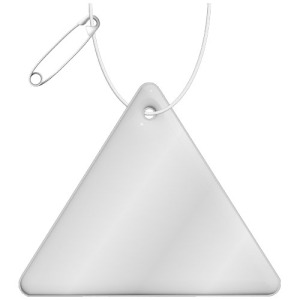 RFX™ reflective odblaskowa zawieszka z PVC, trójkąt