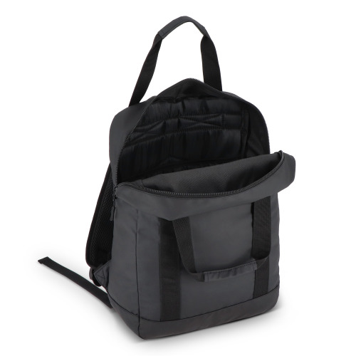 Plecak z powłoką PU, wykonany z materiału R-PET 600D, 27,5 x 12 x 37,5 cm, 12 l Czarny LT95362-N0002 (1)