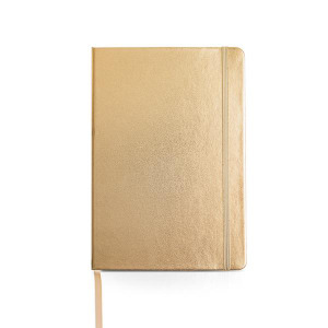 Notes A5 z błyszczącą okładką / Notelux Złoty