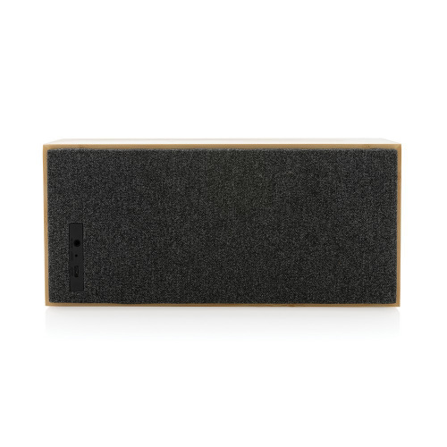 Bambusowy głośnik bezprzewodowy 20W Wynn Brązowy P329.659 (3)