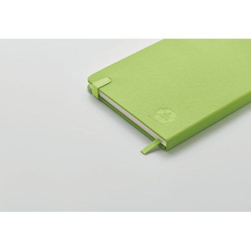 Notes A5 z recyklingowanego PU Lime MO6835-48 (6)