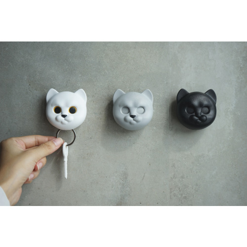 Wieszak na klucze Neko Biały QL10264-WH (4)