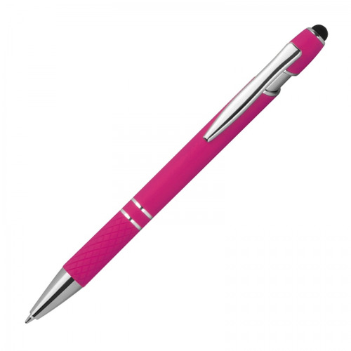 Długopis aluminiowy touch pen HERMANN Różowy 1368911 (1)