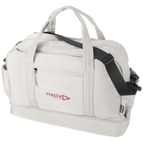 Puffer torba podróżna z certyfikatem GRS z recyklingu z izolowanym dnem, 30 l  Piaskowiec 13011506 (1)