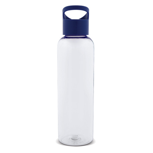 Butelka Loop transparent R-PET 600ml Transparentny / ciemnoniebieski LT98744-N0410 (1)