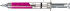Długopis plastikowy INJECTION różowy 108911  thumbnail