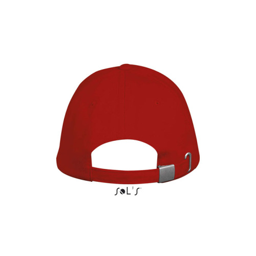 LONG BEACH Czapka 5 pan. Czerwony S00594-RD-M (1)
