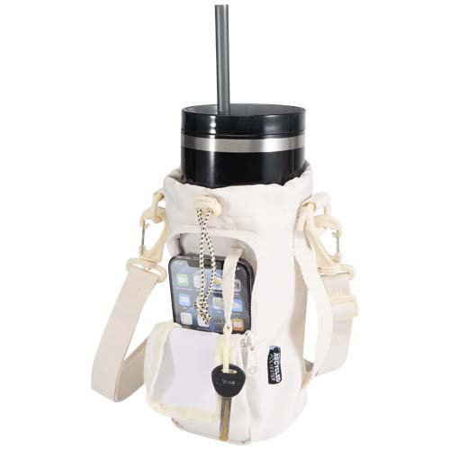 Trip Aware™, torba na butelki wykonana z materiałów z recyklingu, 2 l Złamana biel 12076502 