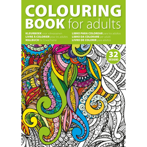 Kolorowanka dla dorosłych A4 Wielokolorowy V9673-99 