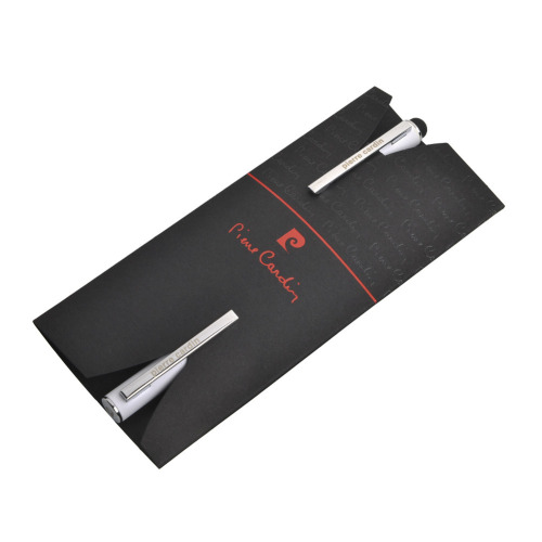 Zestaw piśmienny długopis i pióro kulkowe touch pen soft touch CLAUDIE Pierre Cardin Biały B0401200IP306 (1)
