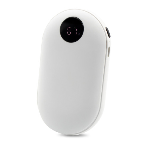 Power bank 5000 mAh z ogrzewaczem do rąk | Kael Biały VA110-02 (2)