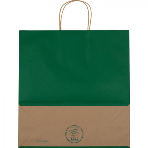 Torba papierowa duża 120 g/m2 GUS Zielony 6181709 (2)