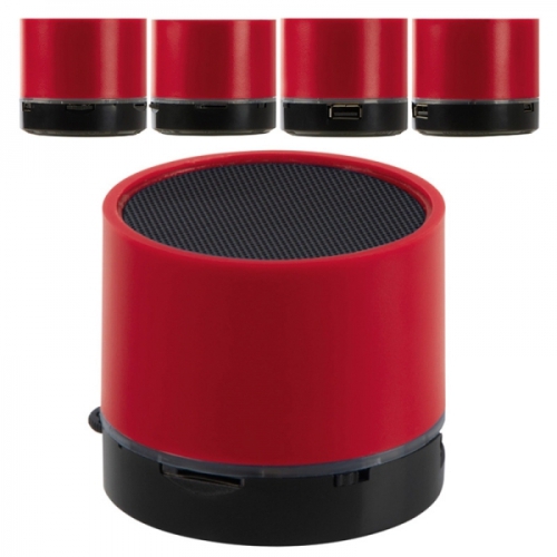 Głośnik Bluetooth TAIFUN czerwony 092505 (1)