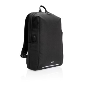 Plecak na laptopa Swiss Peak AWARE™, ochrona RFID czarny
