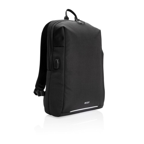 Plecak na laptopa Swiss Peak AWARE™, ochrona RFID czarny P763.161 
