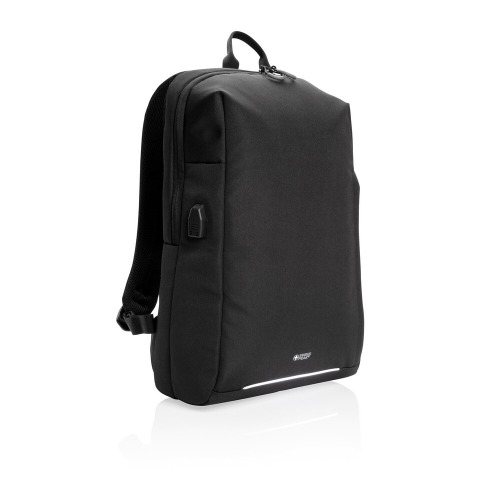 Plecak na laptopa Swiss Peak AWARE™, ochrona RFID Czarny P763.161 