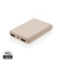Power bank 5000 mAh ze słomy pszenicznej Khaki P322.139  thumbnail