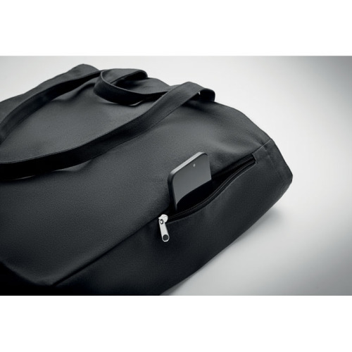 Bawełniana torba z recyklingu Czarny MO2565-03 (4)