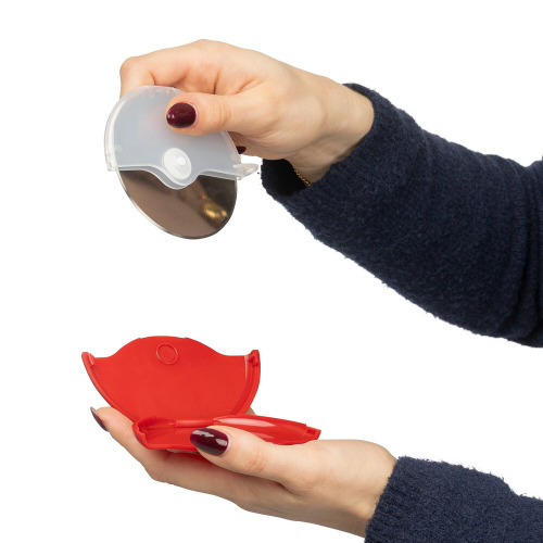 Nóż do pizzy Czerwony VB120-05 (2)