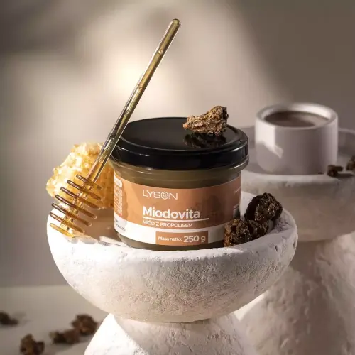 Miód z propolisem 250g Wielokolorowy PLM098 